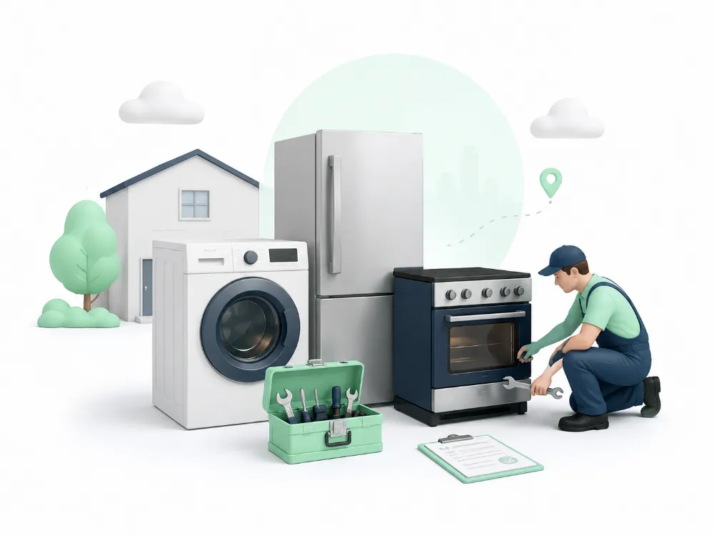 Illustration representing Appliance & Home Repair Services